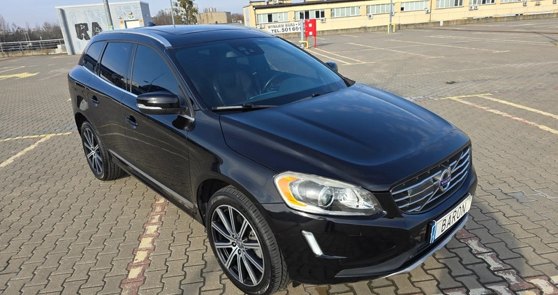 Volvo XC 60 cena 92400 przebieg: 142000, rok produkcji 2016 z Lidzbark małe 631